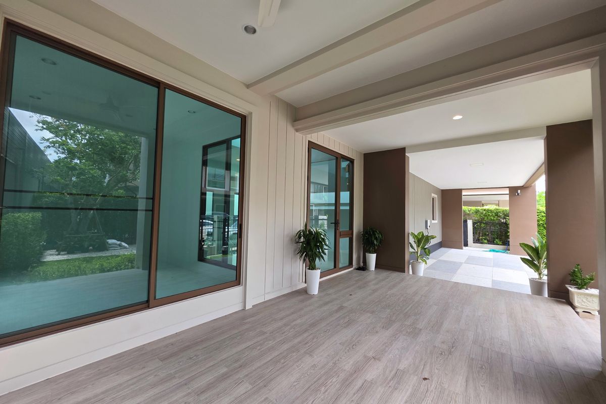 ขายบุราสิริ กรุงเทพกรีฑา บ้านหรูสไตล์รีสอร์ท บ้านใหม่ต่อเติมสวย ฟังก์ชั่นครบ พร้อมเข้าอยู่