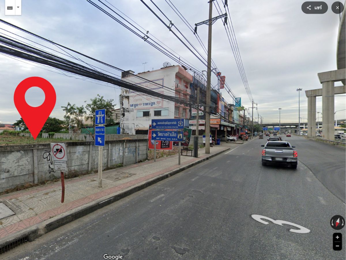 ขายที่ดินผังสีน้ำตาล ติดถนนสุขุมวิทสำโรงขาออก 1 นาทีถึงวงแหวนกาญจนาภิเษก พิพิธภัณฑ์ช้างเอราวัณ
