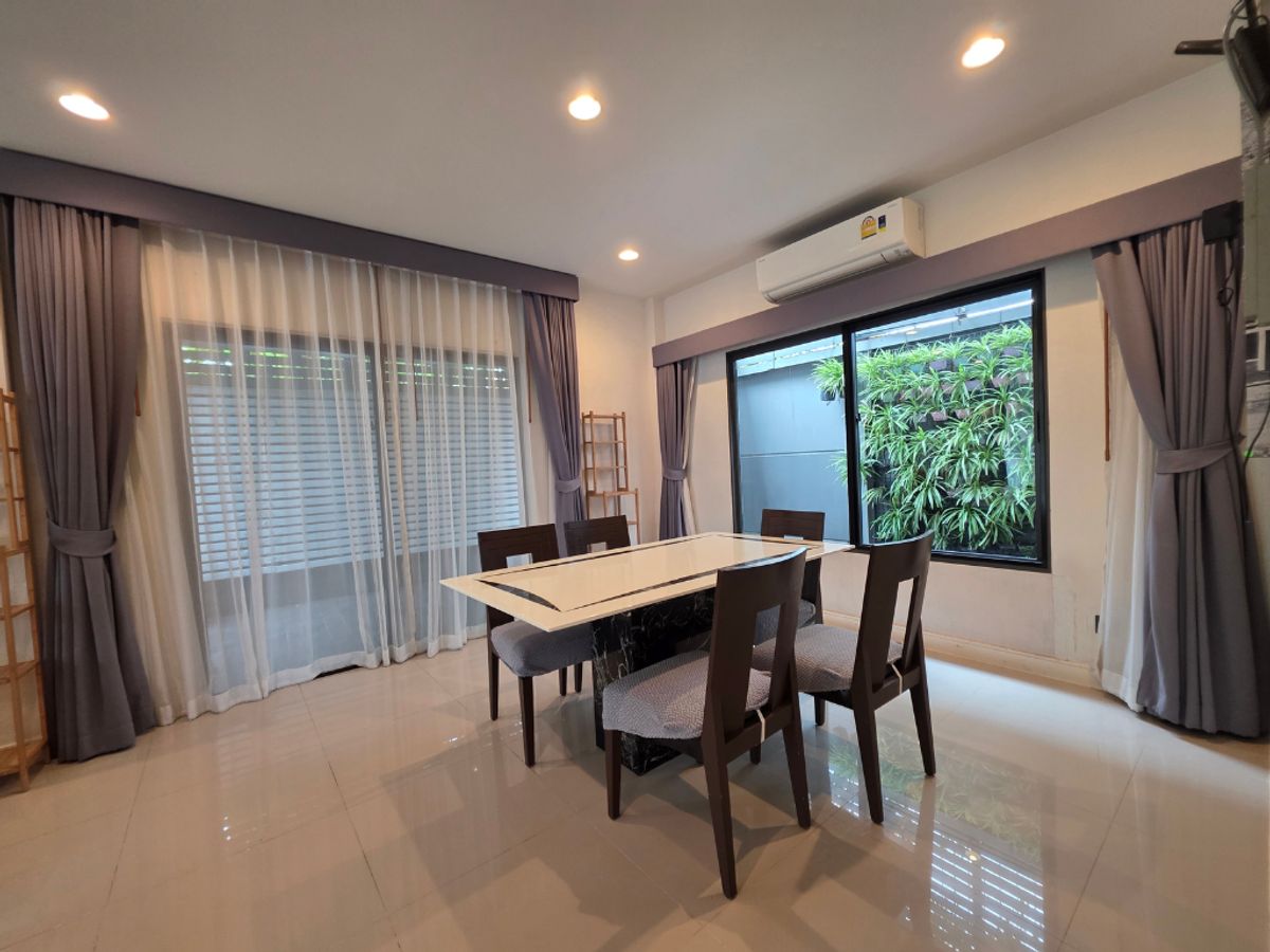 ให้เช่าบ้านเดี่ยว เศรษฐสิริ กรุงเทพกรีฑา (หลังมุม) | เฟอร์ครบ พร้อมอยู่