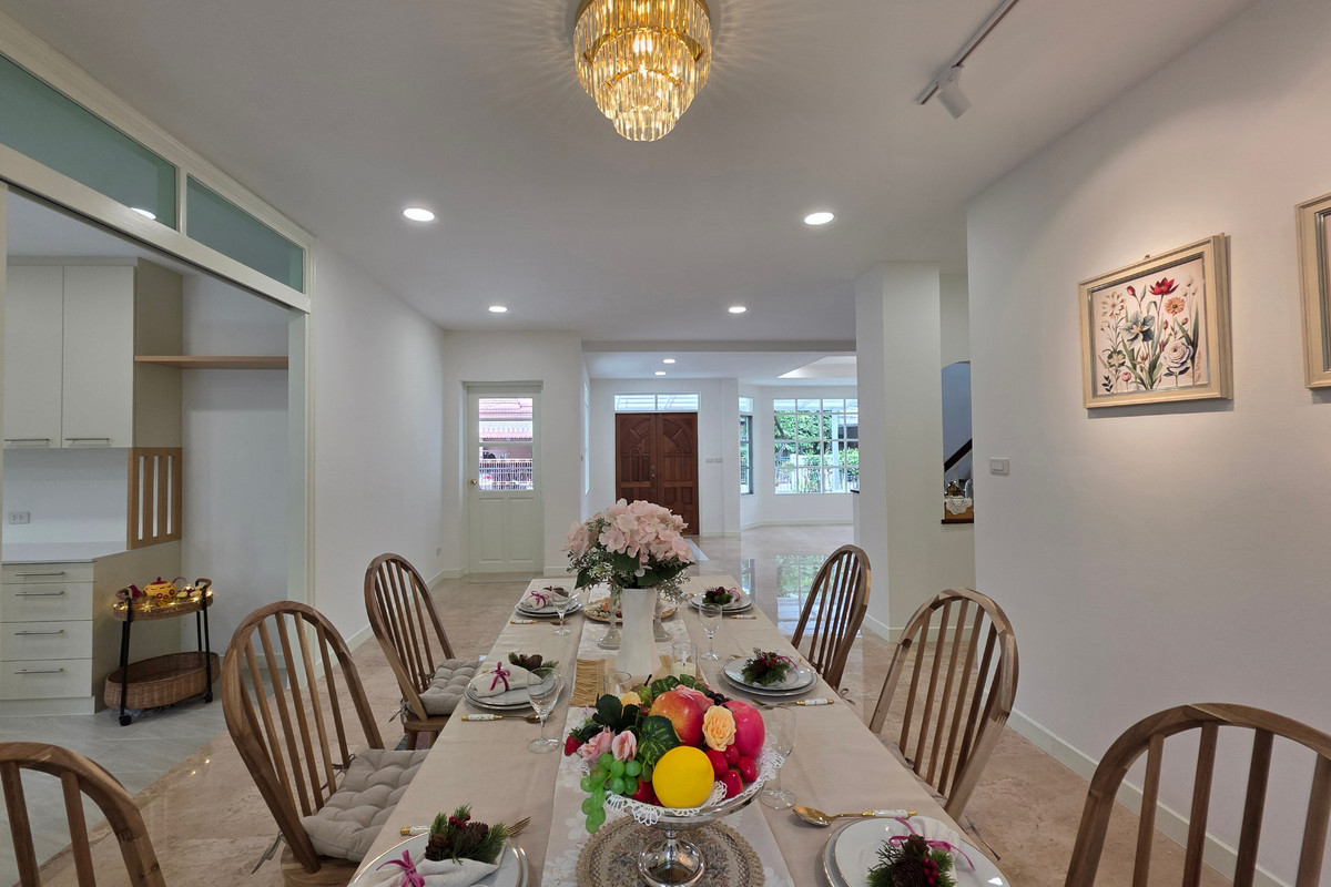 ขายบ้านหลังใหญ่ 85 ตร.วา โฮมมี่สไตล์ นันทวันวัชรพล ใหม่มาก พร้อมอยู่