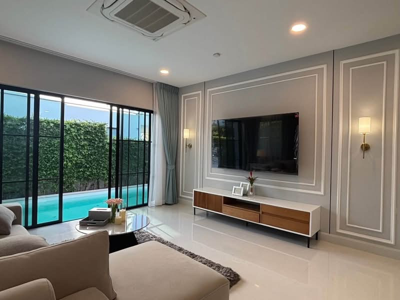 🏡✨ให้เช่าบ้านหรู นันทวัน พระราม 9 สระว่ายน้ำส่วนตัว รับต่างชาติ-สัตว์เลี้ยง🐾