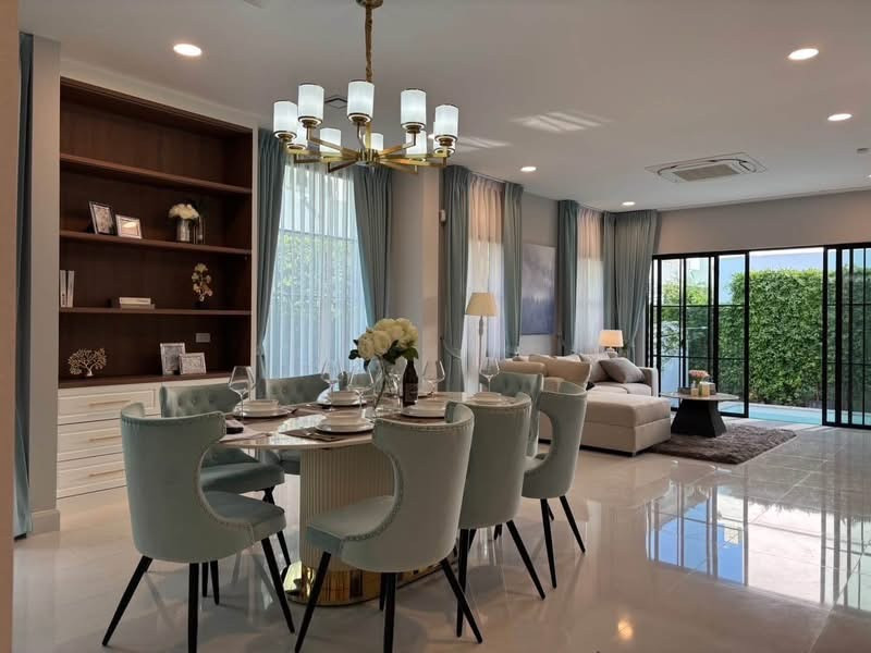 🏡✨ให้เช่าบ้านหรู นันทวัน พระราม 9 สระว่ายน้ำส่วนตัว รับต่างชาติ-สัตว์เลี้ยง🐾